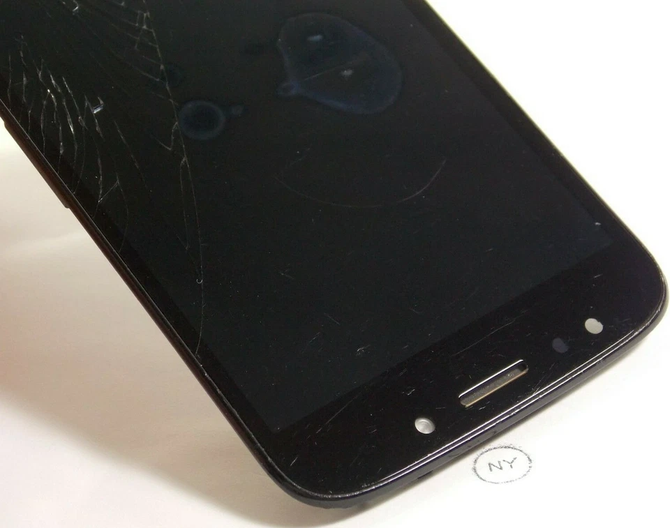 LCD y digitalizador agrietado táctil Motorola MOTO E5 Play XT1921-3 T-Mobile OEM #497 Foto 4 de 4