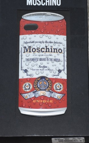 100% AUTHENTIC MOSCHINO DRINK CAN iPHONE 5/5S CASE BRAND NEW IN BOX RARE - Picture 2 of 4