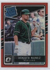 2017 Panini Donruss Optic Rated Rookies Red Prizm 52/99 Renato Nunez #56 11pj
