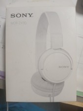 Sony MDR-ZX110 Ear-Pad On the Ear Headband Headphones - White