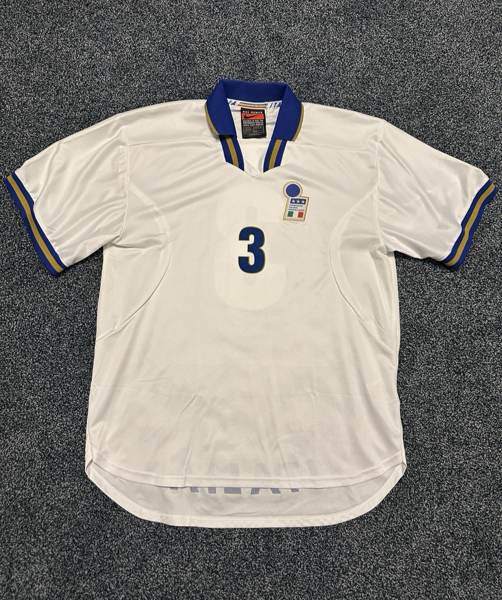 ITALY MALDINI 1996 AWAY FOOTBALL SOCCER JERSEY SHIRT NIKE XXL