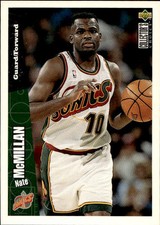 1996 NBA Basketball # 143 Nate McMillan Upper Deck Card