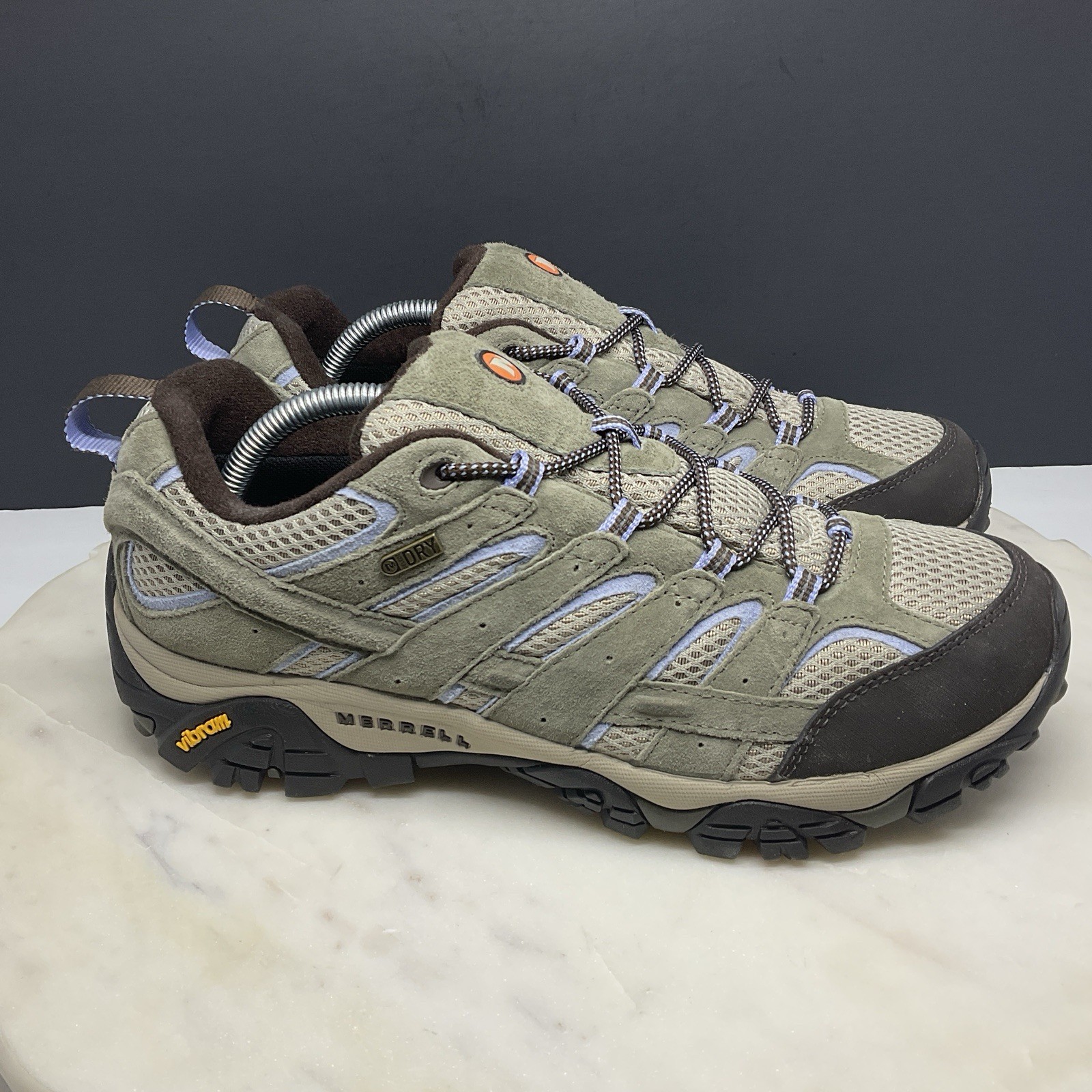 Merrell Moab 2 scarpe donna 11W impermeabili Vibram scarpe da trekking polverose oliva