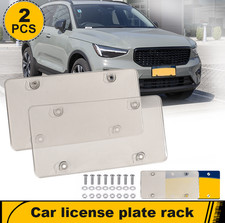 2 Packs Gray License Plate Covers Tag Frame Bubble Shield Us For Car Truck 2 Packs Gray License Plate Covers Tag Frame Bubble Shield Us For Car Truck