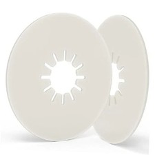 2-Pack 10" Fifth Wheel Hitch Lube Plates - 3/16" Thick Black RV Camper Trailer