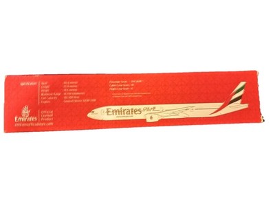Brandneu Emirates Boeing 777-300ER Flugzeugmodell im Maßstab 1:200 in einer Box