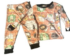 Burt's Bees Baby Halloween 2-Piece Pajama Set 12M 100 Cotton Long Sleeve
