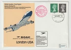 14/4/1971 UK GB Flown Cover - BOAC Boeing 747 Inaugural Flight London - USA #2