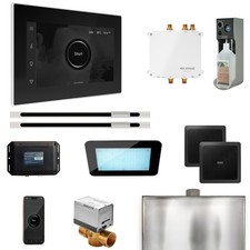 Mr. Steam BLS1-BKXLWH Bliss Max Steam Shower Control Package Linear Black White