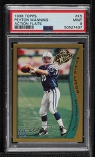 1998 Topps Action Flats Peyton Manning #K5 PSA 9 MINT HOF 0gn6