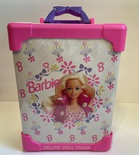 1993 Vintage Mattel Barbie Travel Case/Trunk -Doll Storage