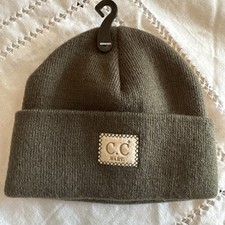 C.C Kids Girl Boy Winter Warm Classic Rib Beanie Hat