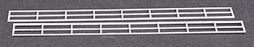 Plastruct 90682 HO 3/4" x 6" x 7/16" Styrene Hand Rail (Pack of 2)