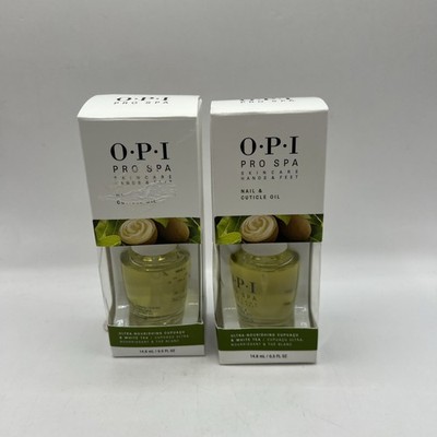 2 Bottles OPI Pro Spa Nail & Cuticle Oil 0.5oz - New Great Deal