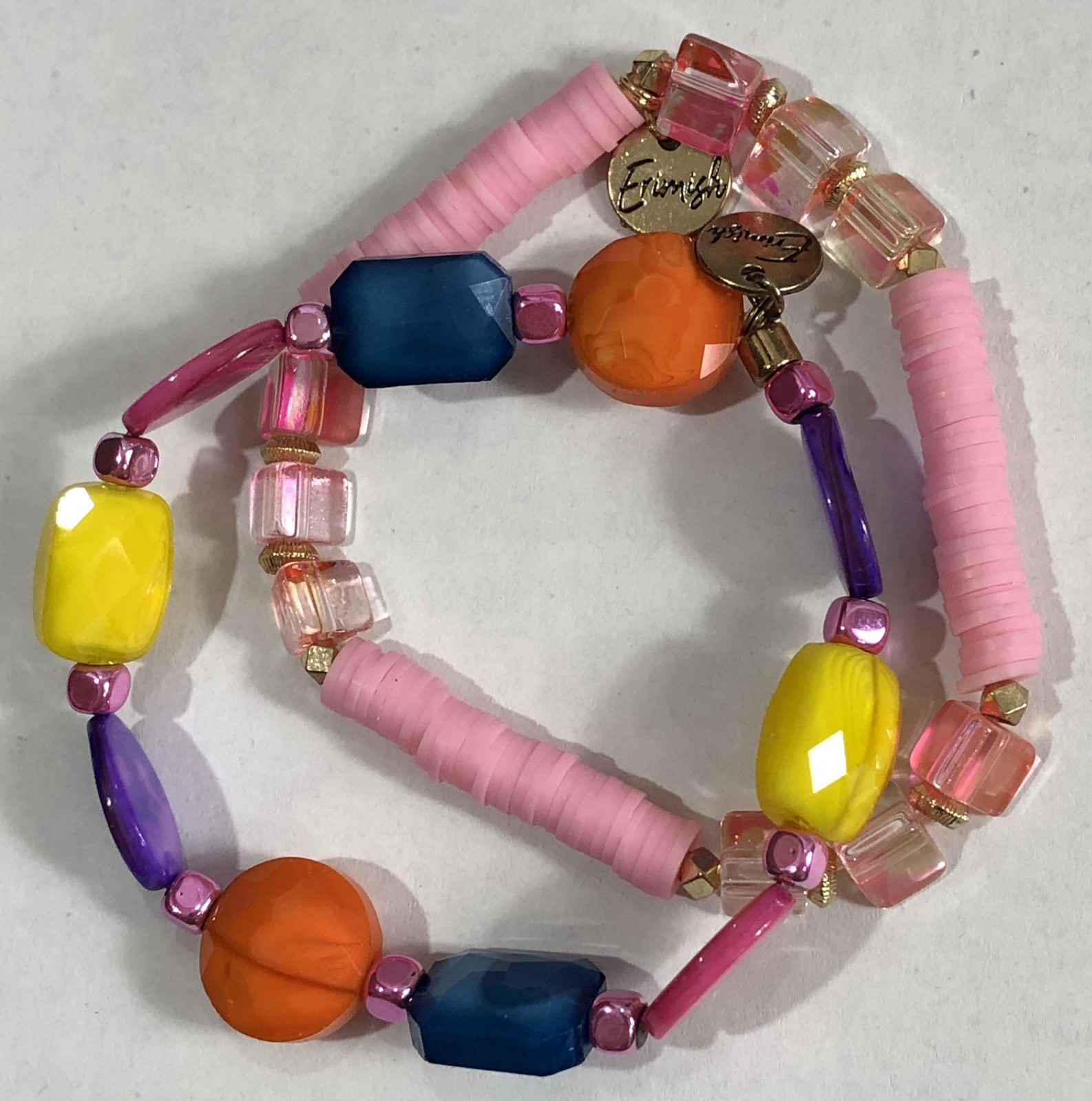 Erimish Bracelet Beaded Stretch Stack - Lot of 2 - image 6