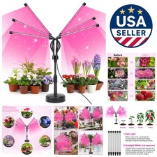 Energy Efficient Full Spectrum Grow Light - Six Adjustable Heads for Indoor Use