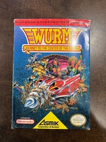 Wurm Nintendo NES Complete in Box CIB