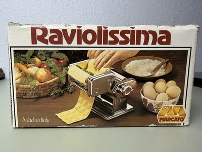 Marcato Raviolissima Ravioli OMC Pasta Maker Attachment Made in Italy Vintage