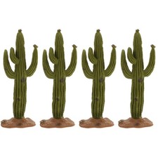 Faux Mini Cactus Figurines 5.51X8.97X2.24In Artificial Succulent Plants for H...