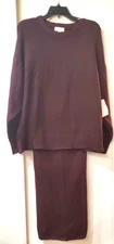 State of Day Women's Indulge & Rest Sweater Loungewear Set Port Heather Medium