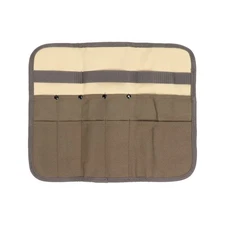 Camping Tableware Organize Bag, Knife Roll Cookware Set Canvas Stor... Fast Ship