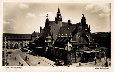 Postcard Essen in the Ruhr area, main station - 5063746