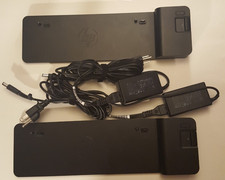 2X/HP/2013/Ultra Slim Docking Station/w OEM Charger 19.5 3.33a 65w/HSTNN-IX10