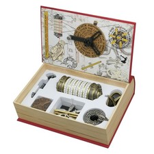 NORDISTRICT Da Vinci Code Mini Cryptex Metal Puzzle Box Set - Medium, Red