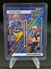 2024 Panini Contenders - Power Players Blake Corum, Jonathon Brooks #25 (RC)