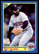 1990 Score Jeff Reardon Minnesota Twins #522