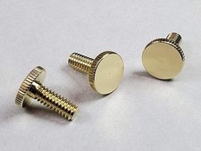 Conn Sousaphone Bell Screw 20K, 22K Brass RAW Finish - Set of 3