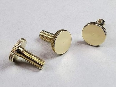 Conn Sousaphone Bell Screw (20K, 22K) Brass RAW Finish - Set of 3