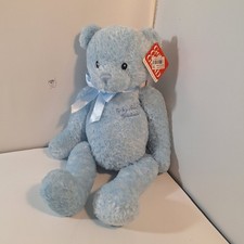 Gund FLOPPY BLUE BABY'S FIRST CHRISTMAS BEAR 15" plush stuffed animal 41239