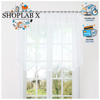 Bogenstore Transparent Voile KräUselband Satinband 140X245Cm Fensterdekoration