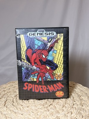 Vintage Spider-Man Sega Genesis Game CIB 1991 | Retro 16-Bit Marvel Classic