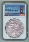 2011(S) U.S. SILVER AMERICAN EAGLE - KM#273 - STRUCK AT SAN FRAN. MINT -NGC-MS69