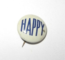 1956 Happy Chandler for President Political Election Baseball Commissioner Pin