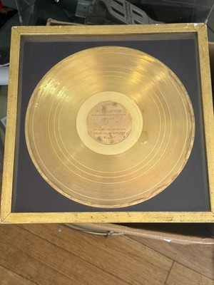 EMERSON LAKE & PALMER BRAIN SALAD SURGERY UK AWARDs - PETE SINFIELD gold discs 2