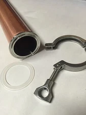 Beer Keg Still Adapter Kit 2" Tri Clamp, Ferrule, & Gasket for Distilling Column