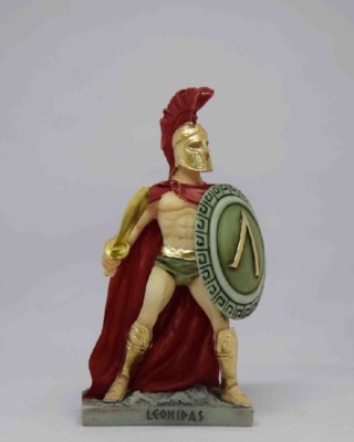 Maska 3-712S Leonidas 16 cm Alabaster Sonderfarbe Serie Krieger 