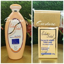 Eclat total light and moisturizing body lotion  soap combo.   AUTHENTIC