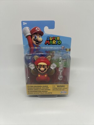 2024 Super Mario Flying Squirrel Mario 2.5'' Action Figure World of Nintendo
