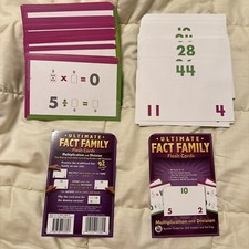 ULTIMATE FACT FAMILIES MULTIPLICATION DIVISION FLASH CARDS