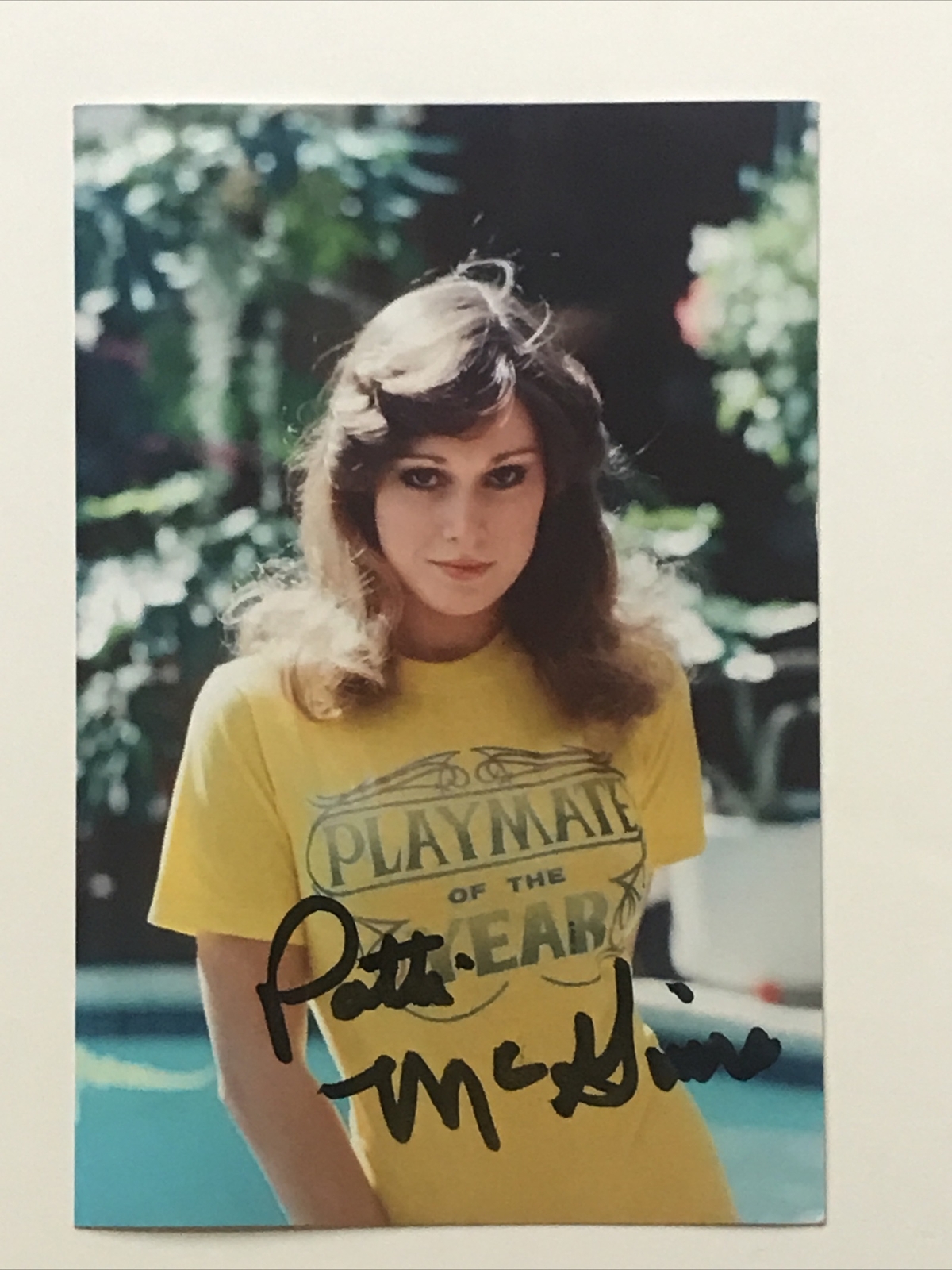 Patti McGuire Autographed Photo Playboy Playmate Of The Year PMOY 1977