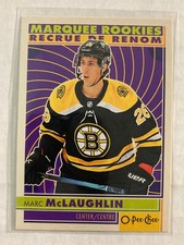 2022-23 O-Pee-Chee OPC Retro Blank Back #560 Marc McLaughlin RC  H5R1A