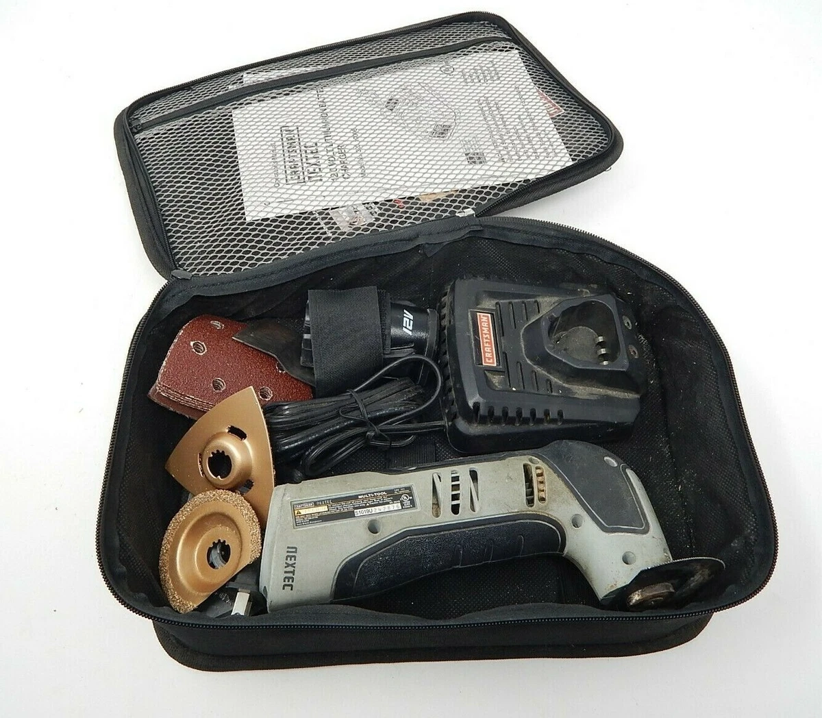 Craftsman NEXTEC 12v Oscillating Multi tool USED Condition eBay