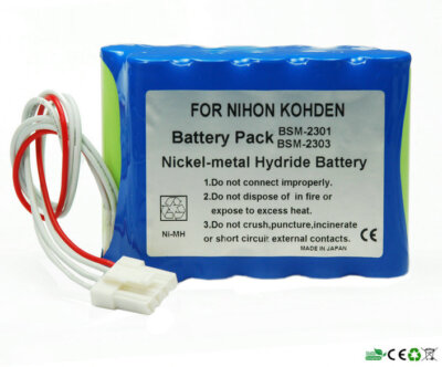 10HR-4/3FAUC-NK SB-201P Battery for Nihon Kohden 2304A, BSM-2300 WS-231P