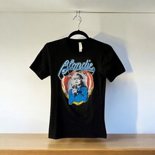 BLONDIE Debbie Harry Size XS Black T-Shirt