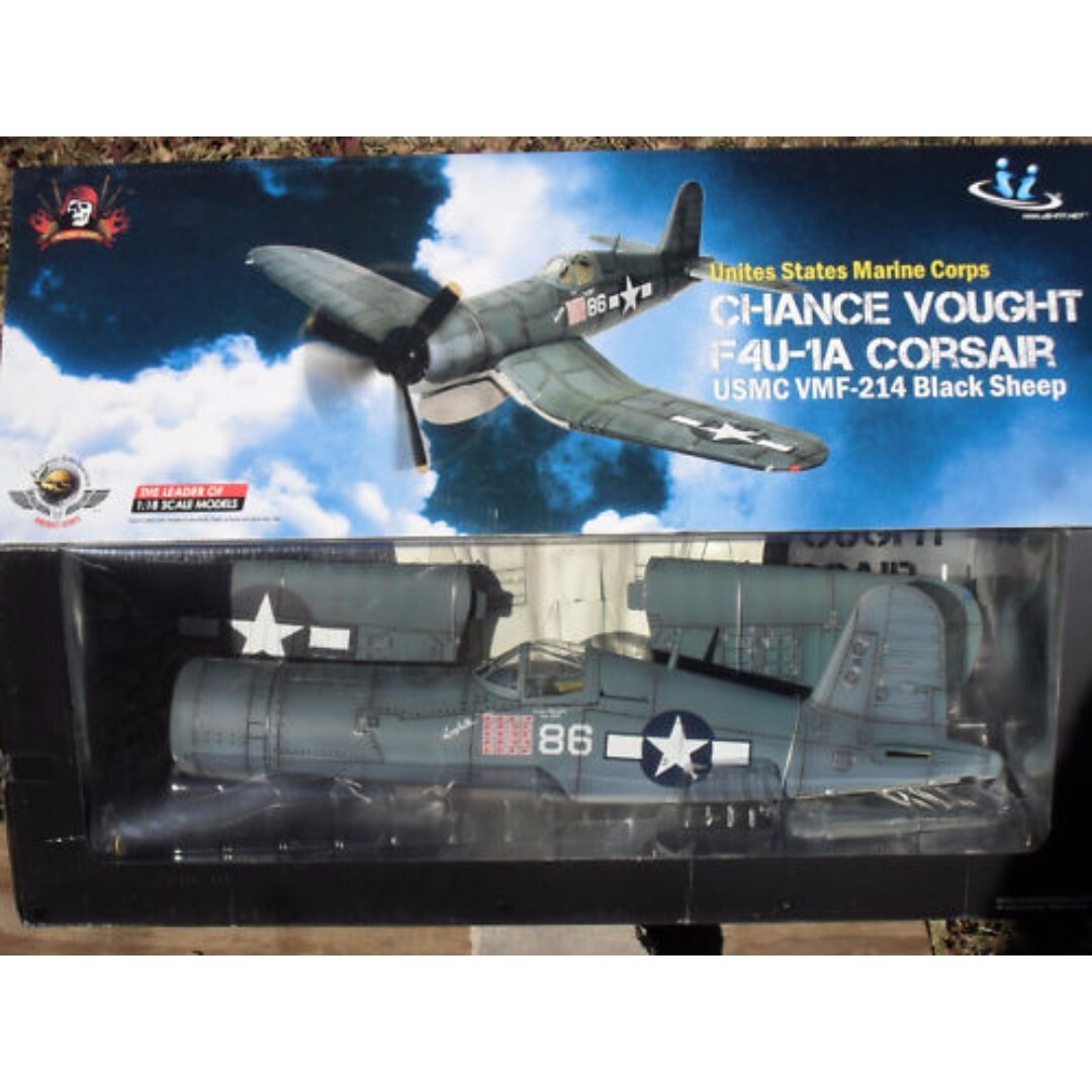 1/18 F4U コルセア-USMC エリートフォース Elite Force 1/18 F4U Corsair 21st Century Toys marines dream