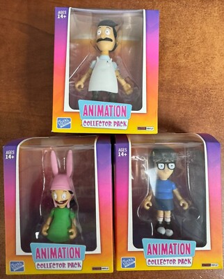 Animation Loyal Subjects Bob's Burgers Set: Bob Tina Louise Belcher